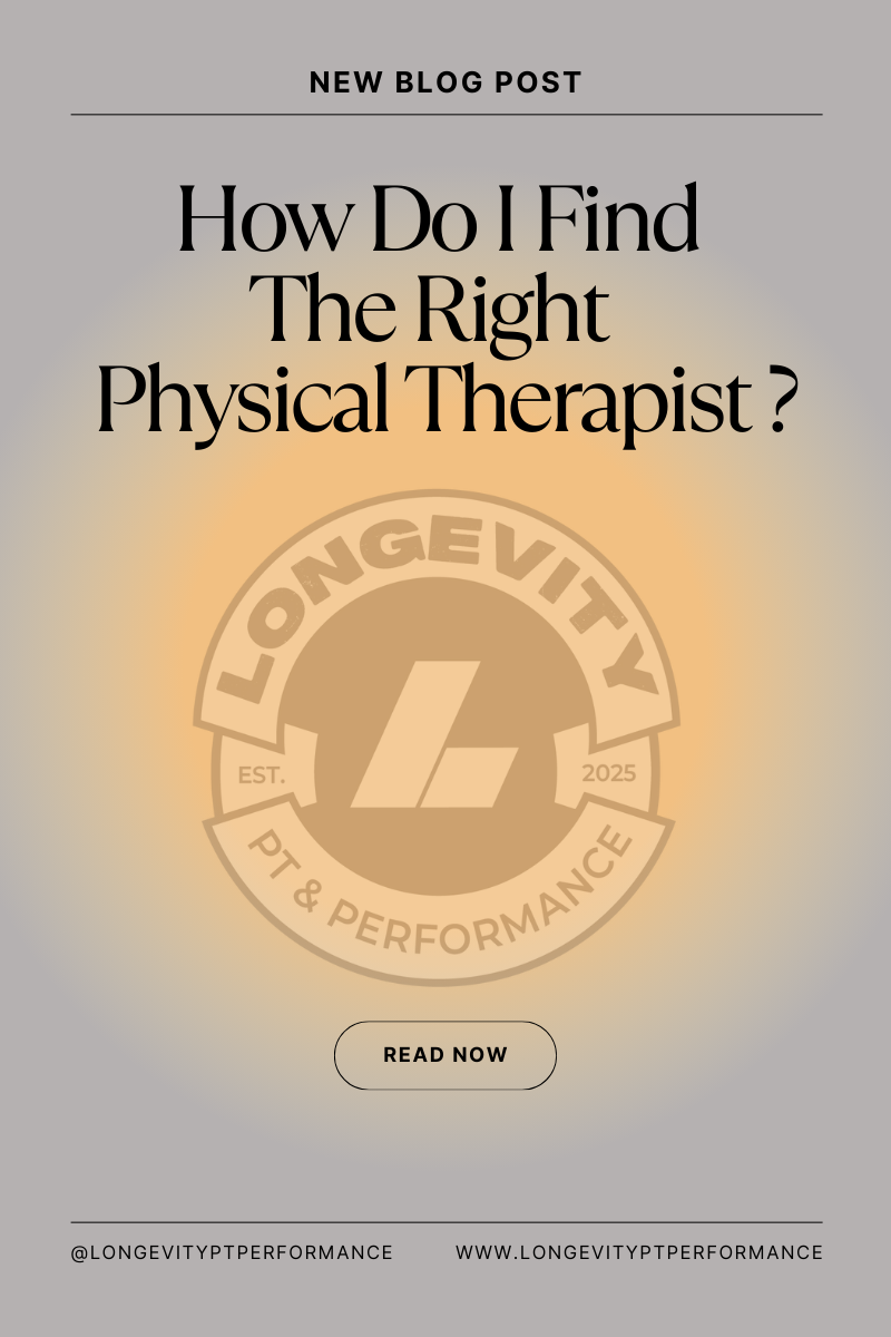 How Do I Find the Right Physical Therapist?