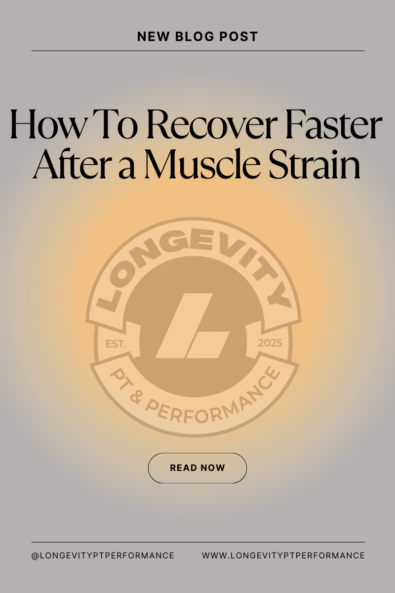 How to Recover Faster After a Muscle Strain